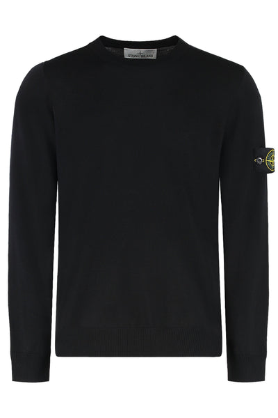 Stone Island virgin wool crew-neck sweater