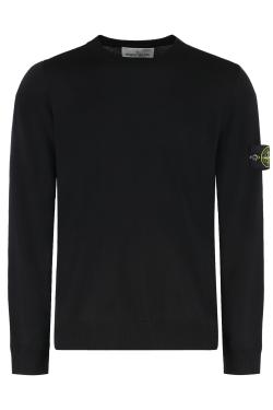 Stone Island virgin wool crew-neck sweater