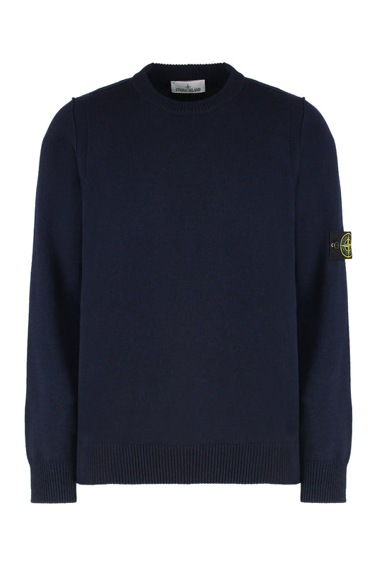 Stone Island Wool-blend crew-neck sweater