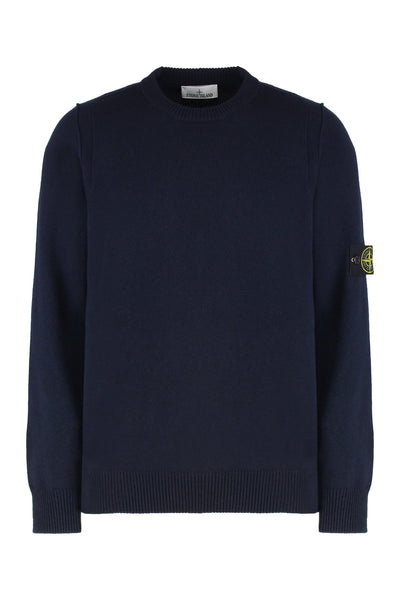 Stone Island Wool-blend crew-neck sweater