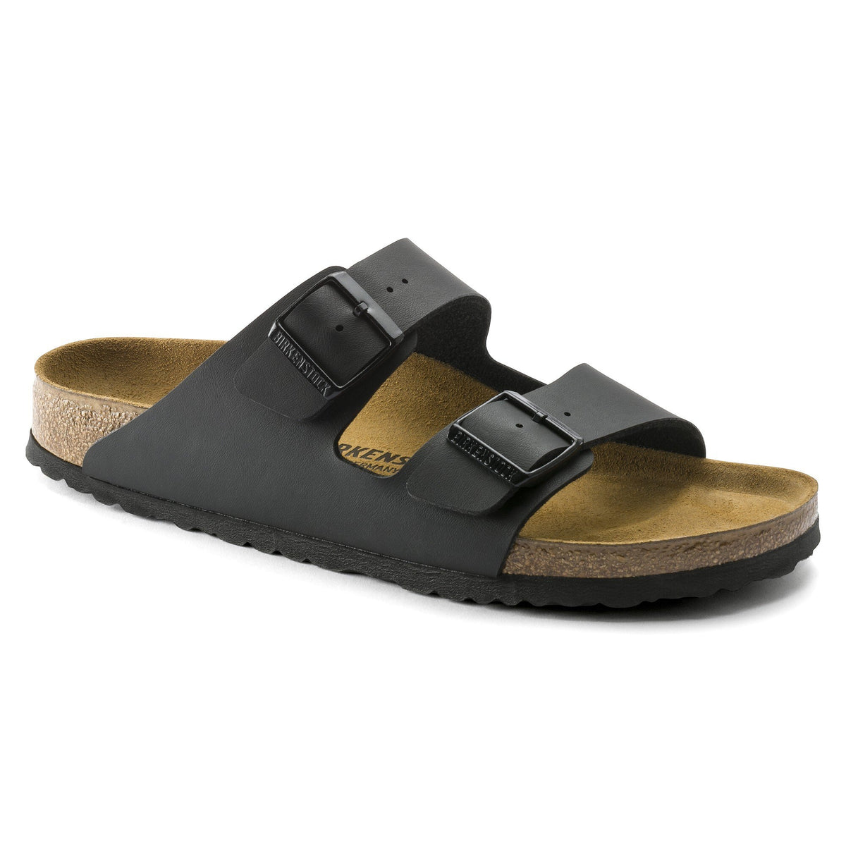 Birkenstock Arizona BS leather slides with buckle
