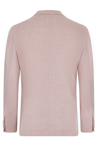 Single-breasted blazer in linen-cotton blend RTW