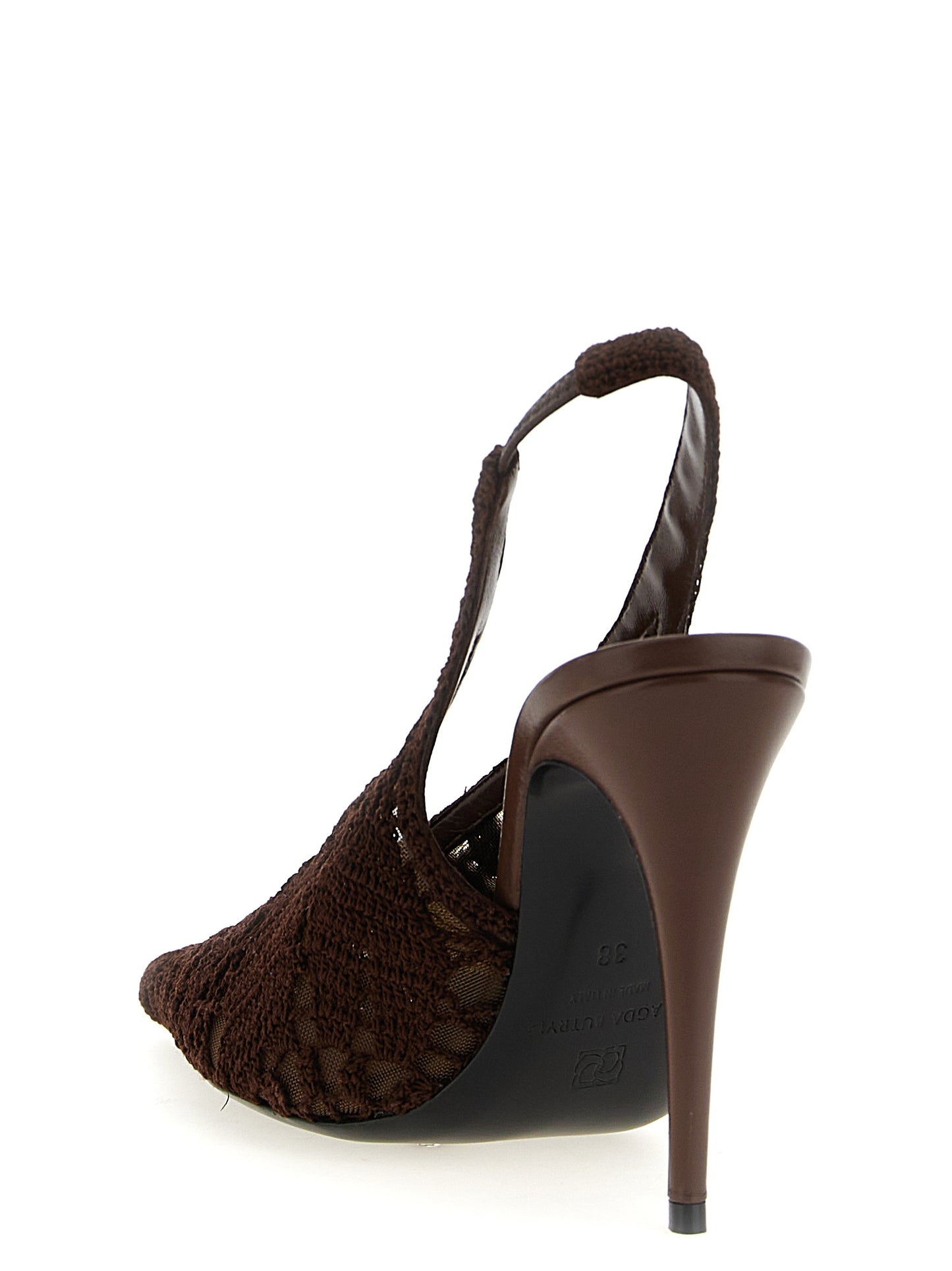 Crochet slingback Pumps