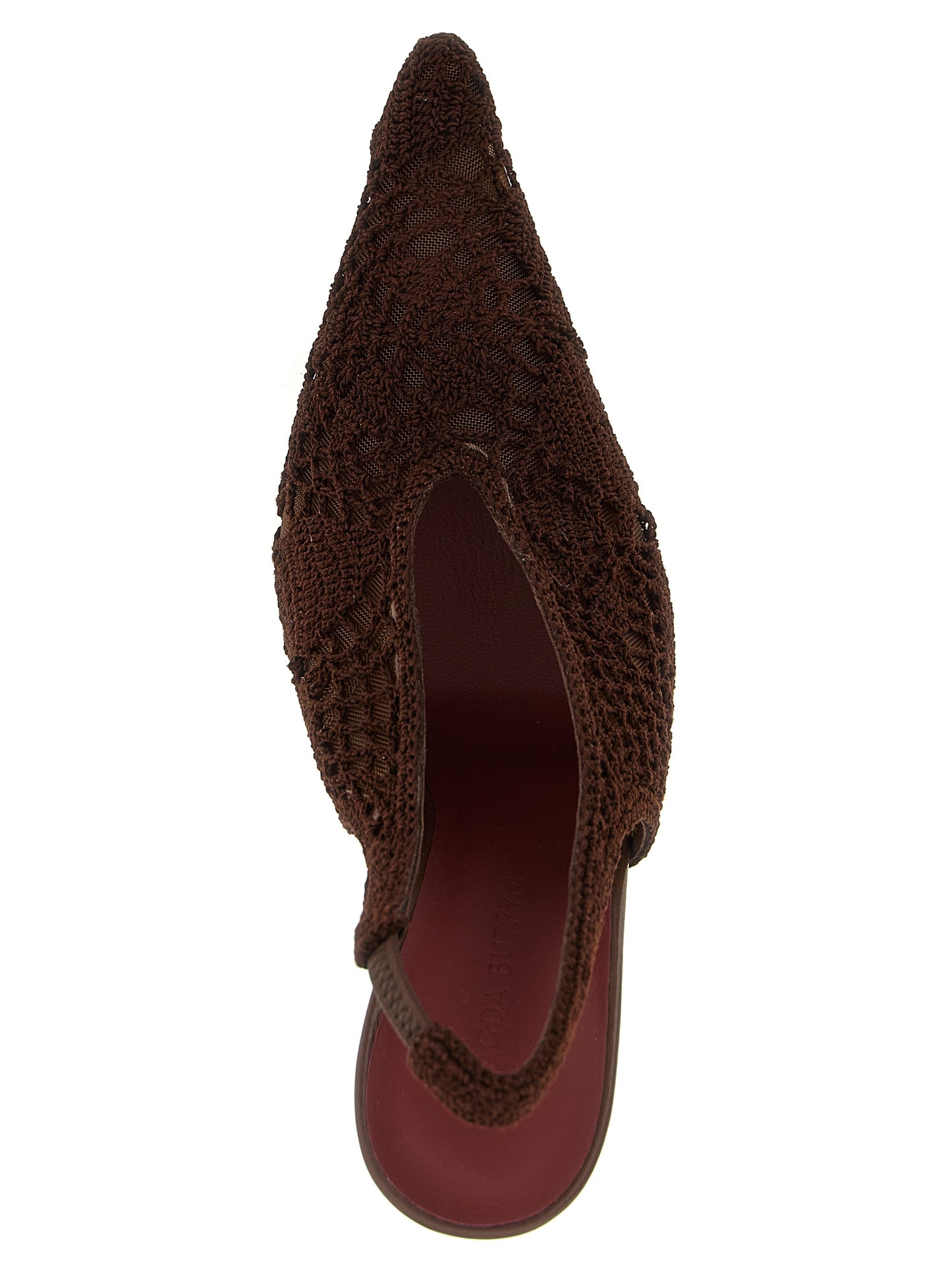 Crochet slingback Pumps
