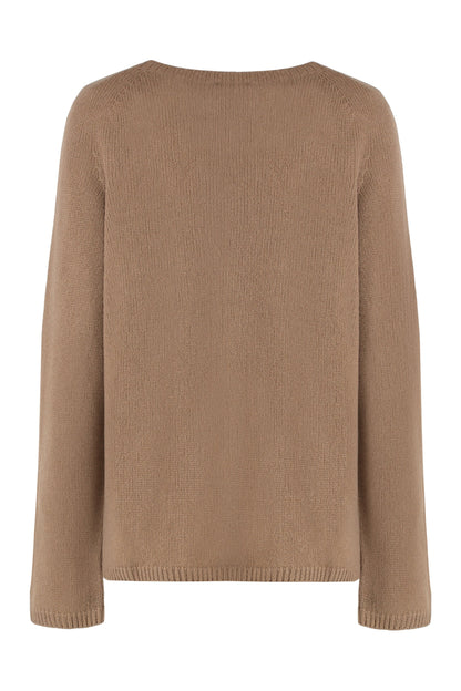 S MAX MARA Georg crew neck sweater in wool and cashmere