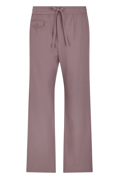 Jogging pants in wool poplin RTW