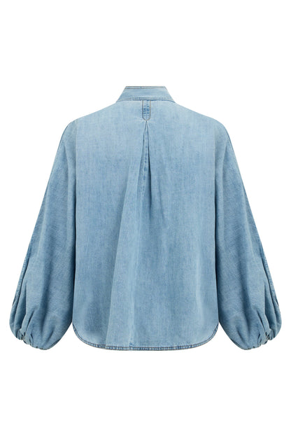 Zimmermann Denim shirt with bow
