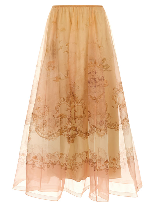 'Hypnotic Organza Maxi' skirt Skirts