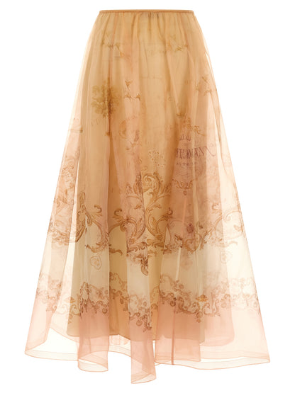 'Hypnotic Organza Maxi' skirt Skirts