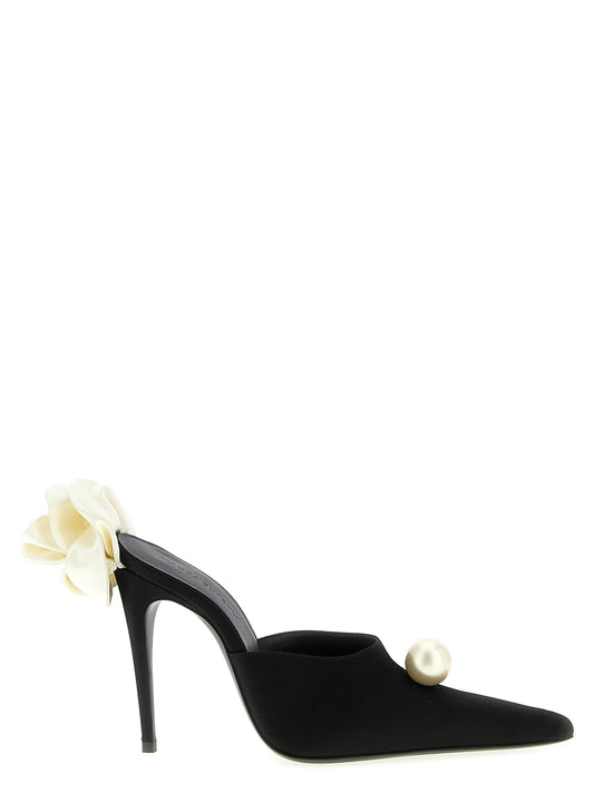 Satin mules Pumps