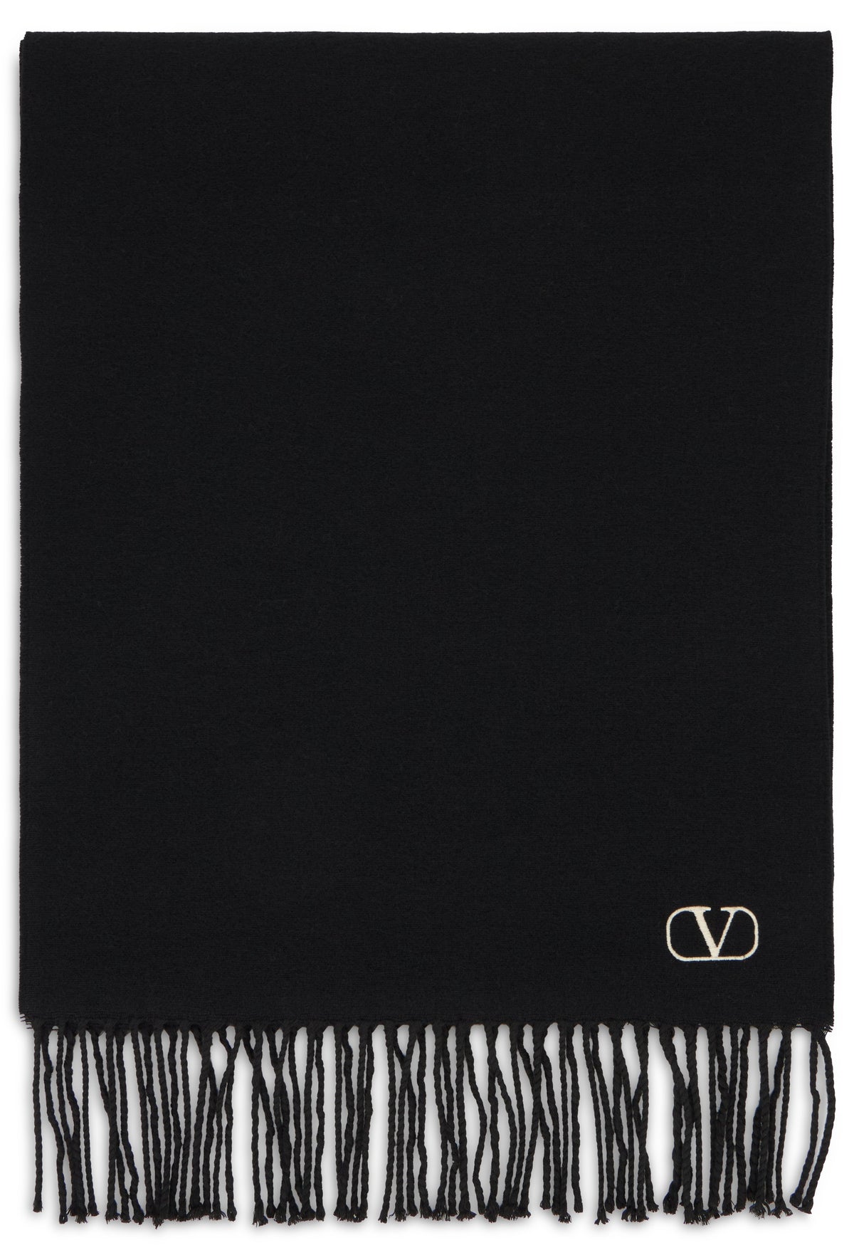 Scarf with decorative fringes ACC