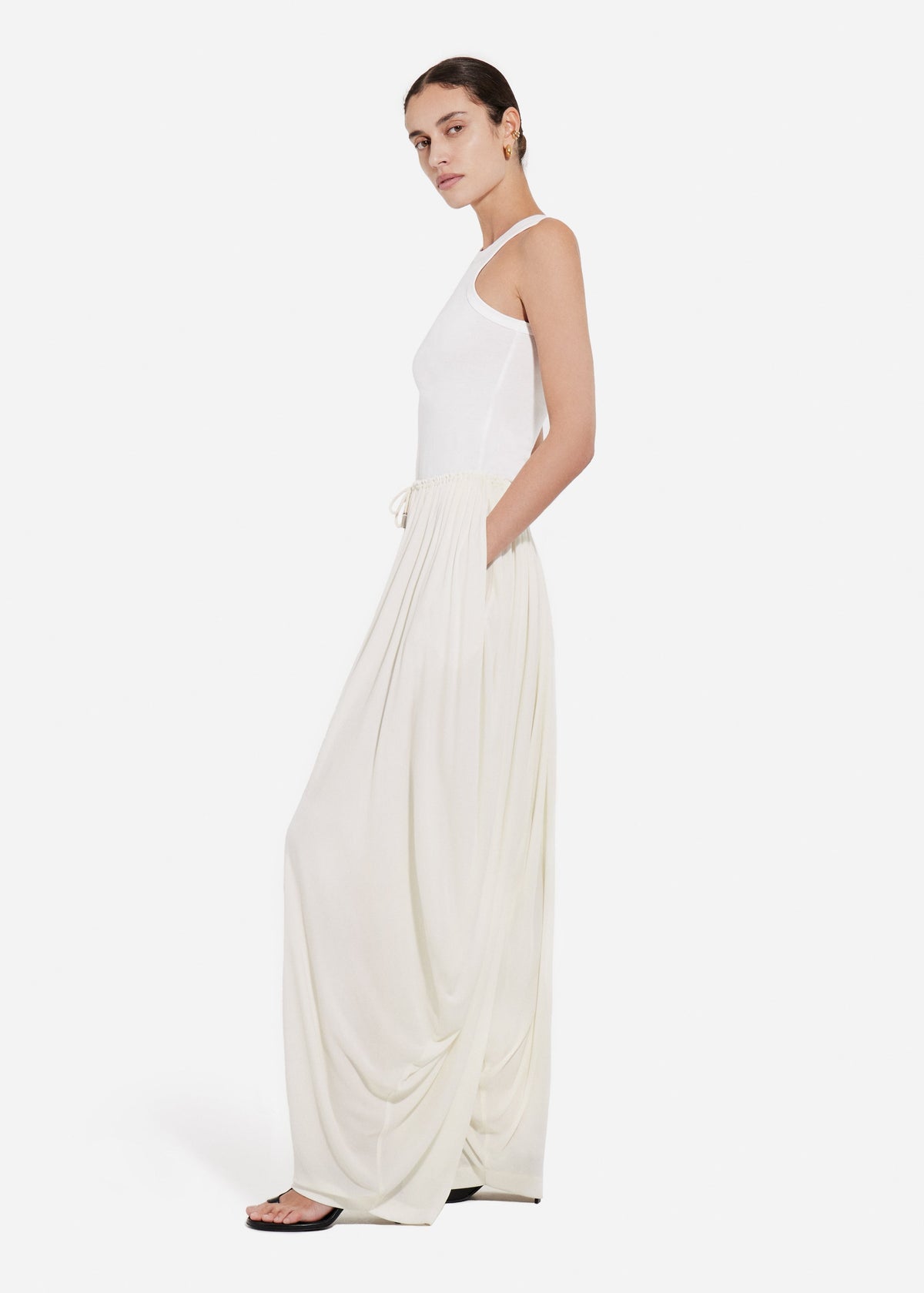 Co Elasticated waist gathered pant