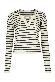 Christian Dior Maglia mariniere lace up