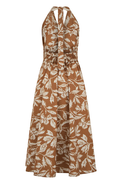 Midi dress in cotton with print RTW