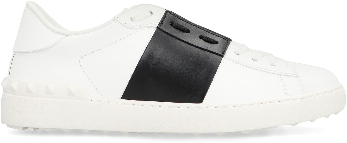 Valentino Garavani - Open Leather low-top sneakers SHOES