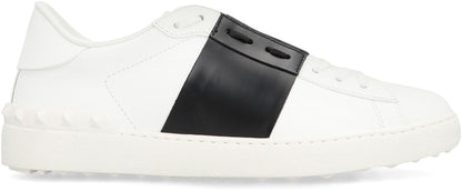 Valentino Garavani - Open Leather low-top sneakers SHOES