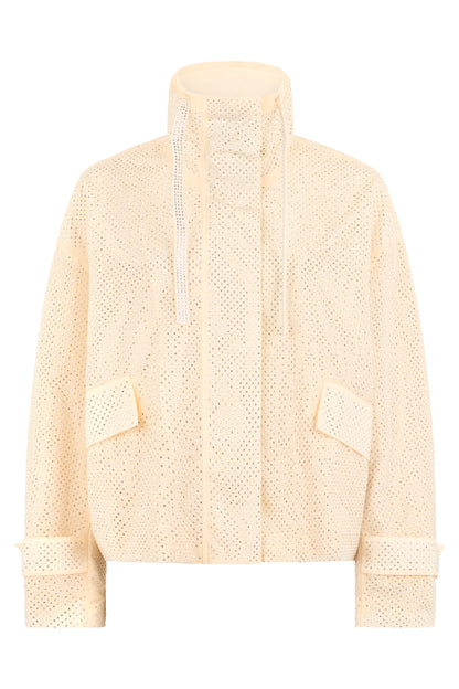 Nylon jacket with rhinestones RTW