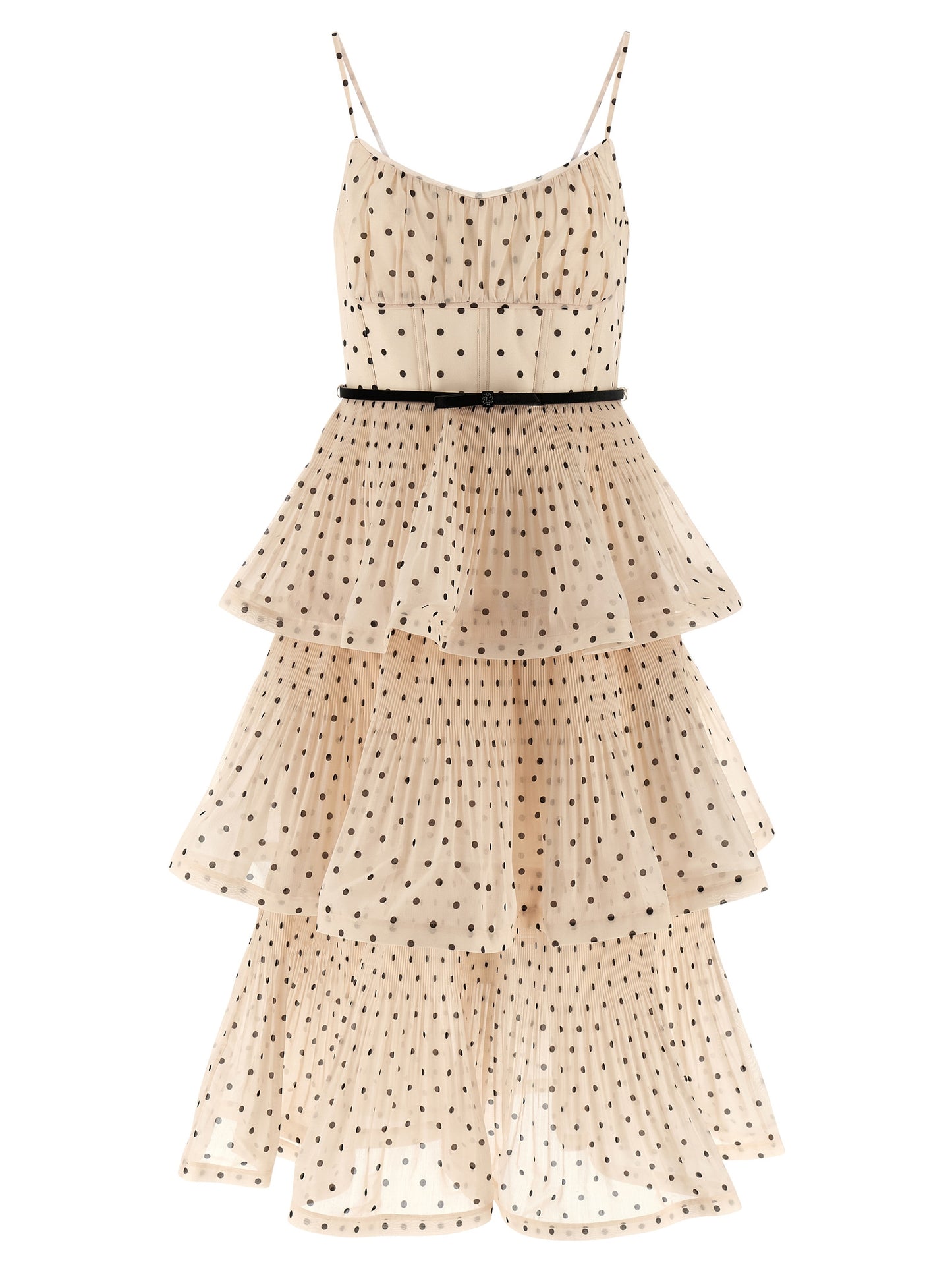 'Pleated Tiered Midi' dress Dresses