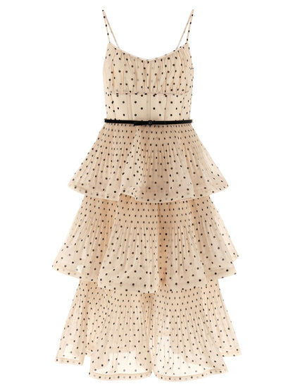 'Pleated Tiered Midi' dress Dresses