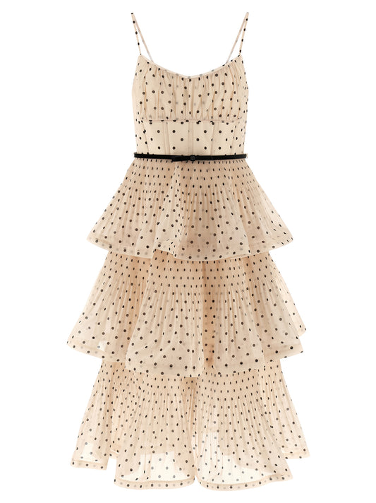 'Pleated Tiered Midi' dress Dresses