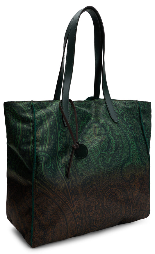 Elegant tote bag with paisley pattern BAGS