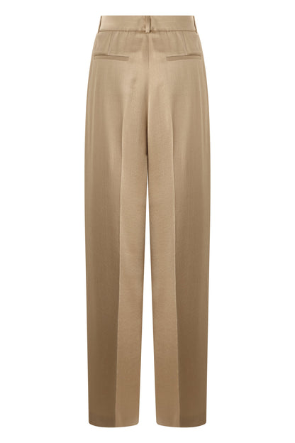 Stretch Cotton Satin Trousers RTW