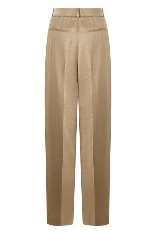Stretch Cotton Satin Trousers RTW