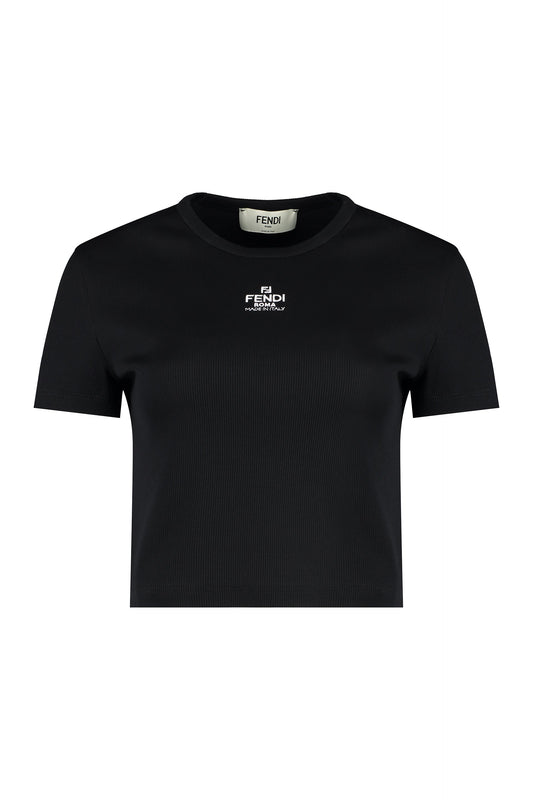 Logo cotton t-shirt RTW