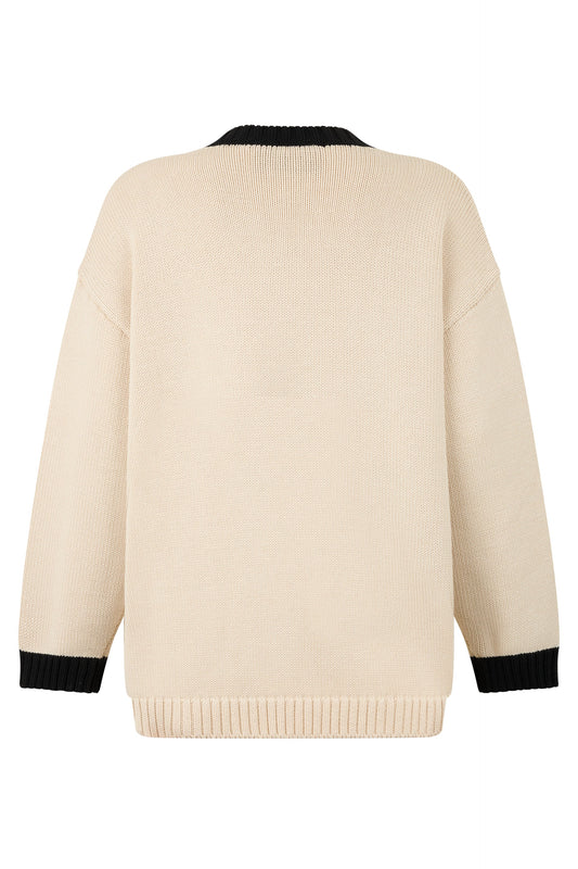 Valentino Garavani Cardigan in cotton with bow