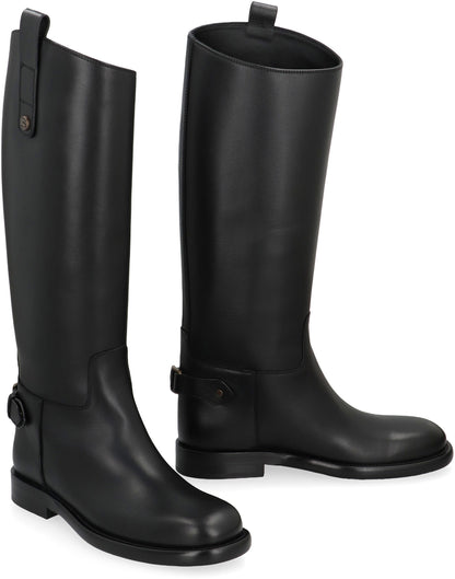 Burberry Cavalier boots in leather