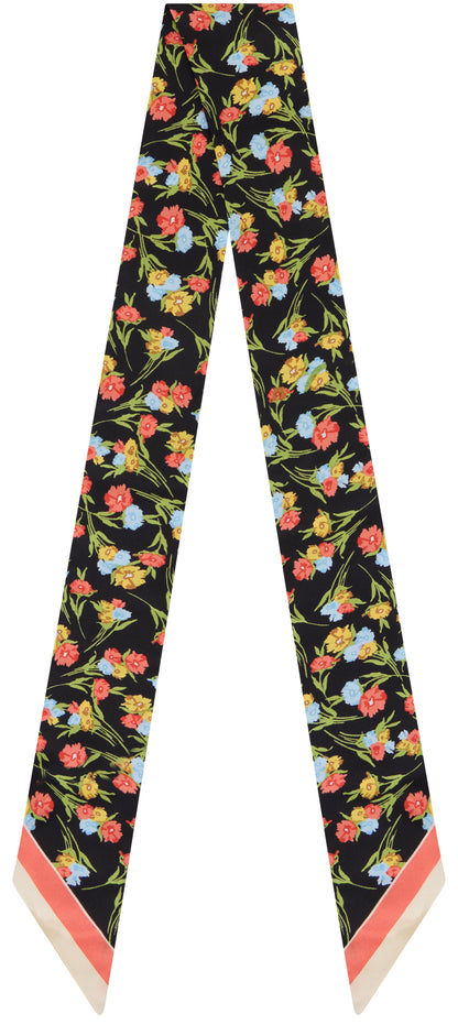Valentino Garavani Floral Silk Bandeau Scarf