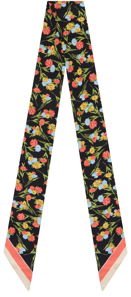 Valentino Garavani Floral Silk Bandeau Scarf