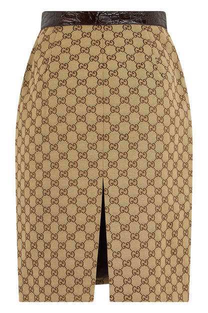 Cotton fabric skirt RTW