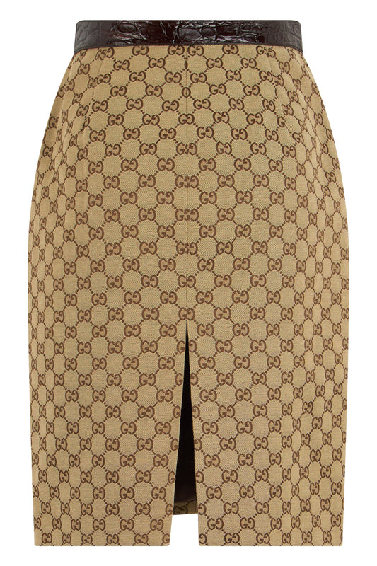 Cotton fabric skirt RTW