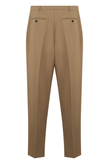 Tailored trousers in a wool and mohair blend RTW