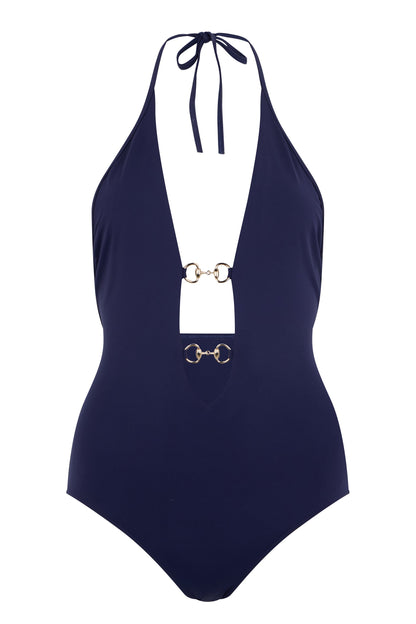One-piece with clamp details RTW