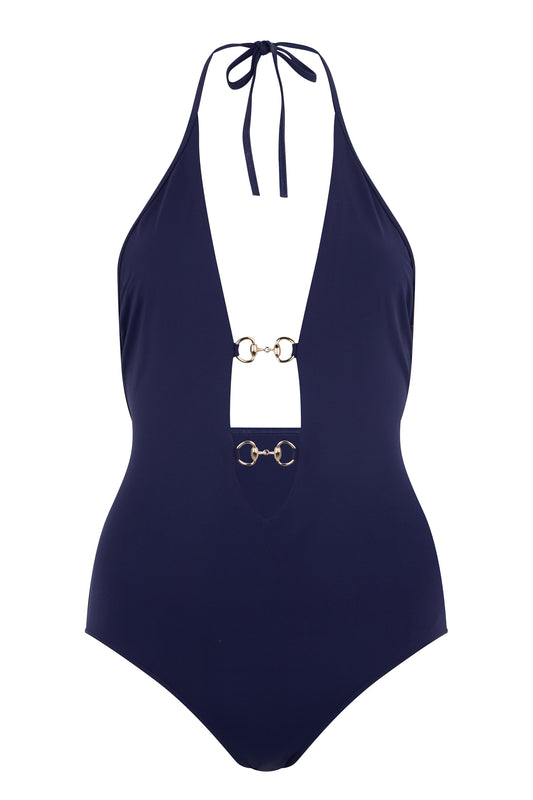 One-piece with clamp details RTW