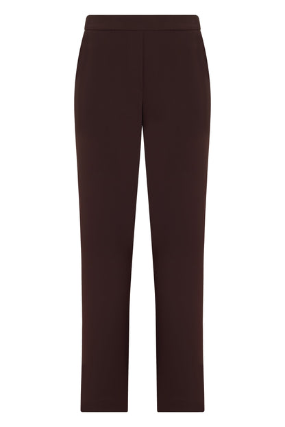 Elegant straight pants with elastic waistband RTW
