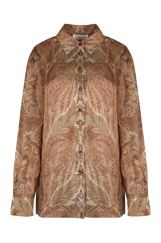 Zimmermann Hypnotic satin shirt