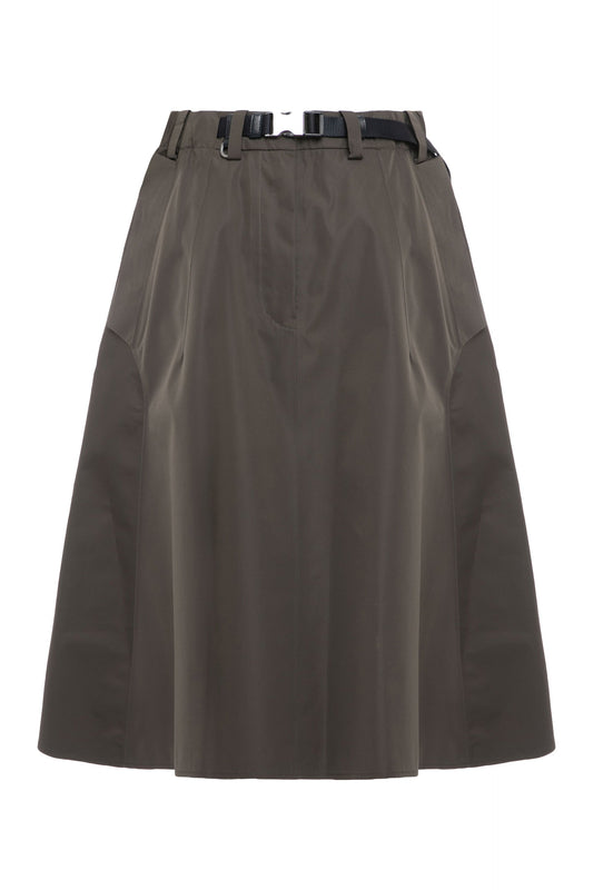 Wide skirt in technical fabric RTW