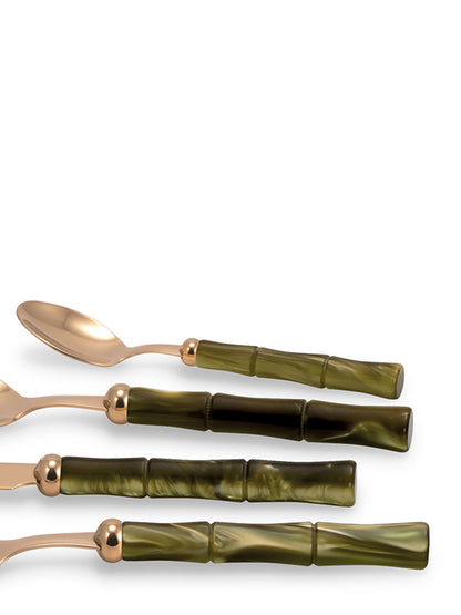 Set of 24 cutlery 'Bamboo' Kitchen kits and utensils