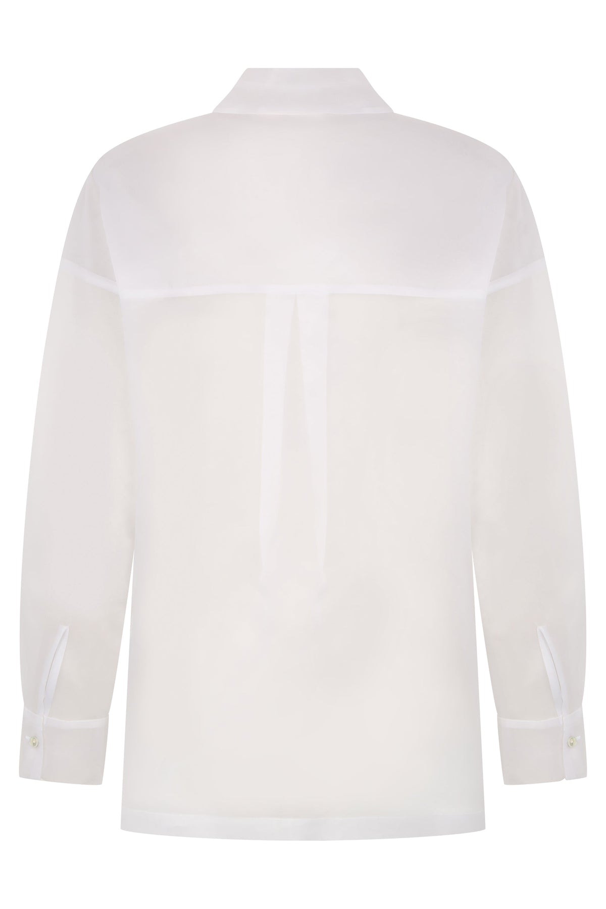 Silk blouse with ruffles RTW