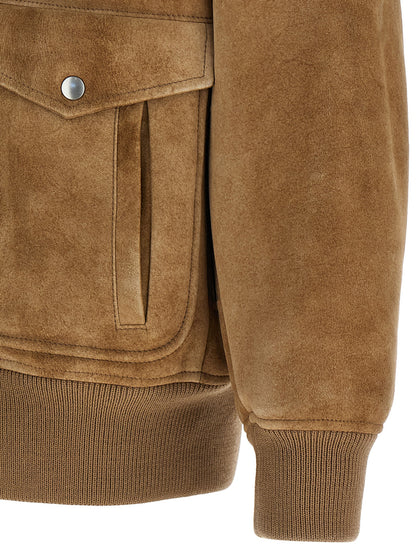 Sheepskin bomber jacket Fur