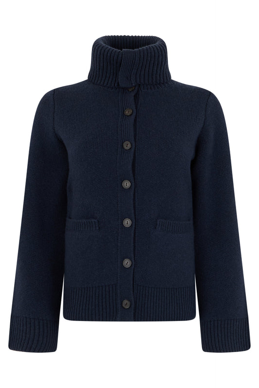Cardigan with High Collar RTW