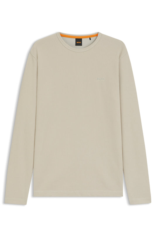 Long sleeve cotton shirt with logo RTW