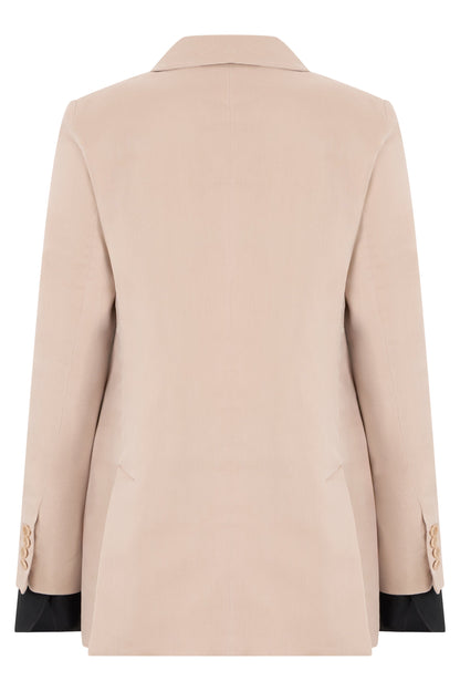 Double-breasted blazer in silk RTW