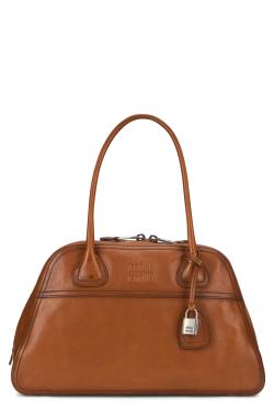 Miu Miu Elegant and spacious brown leather bag