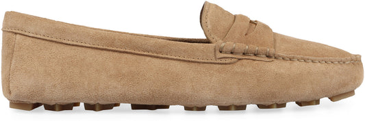 Miu Miu Suede Ruches Loafers