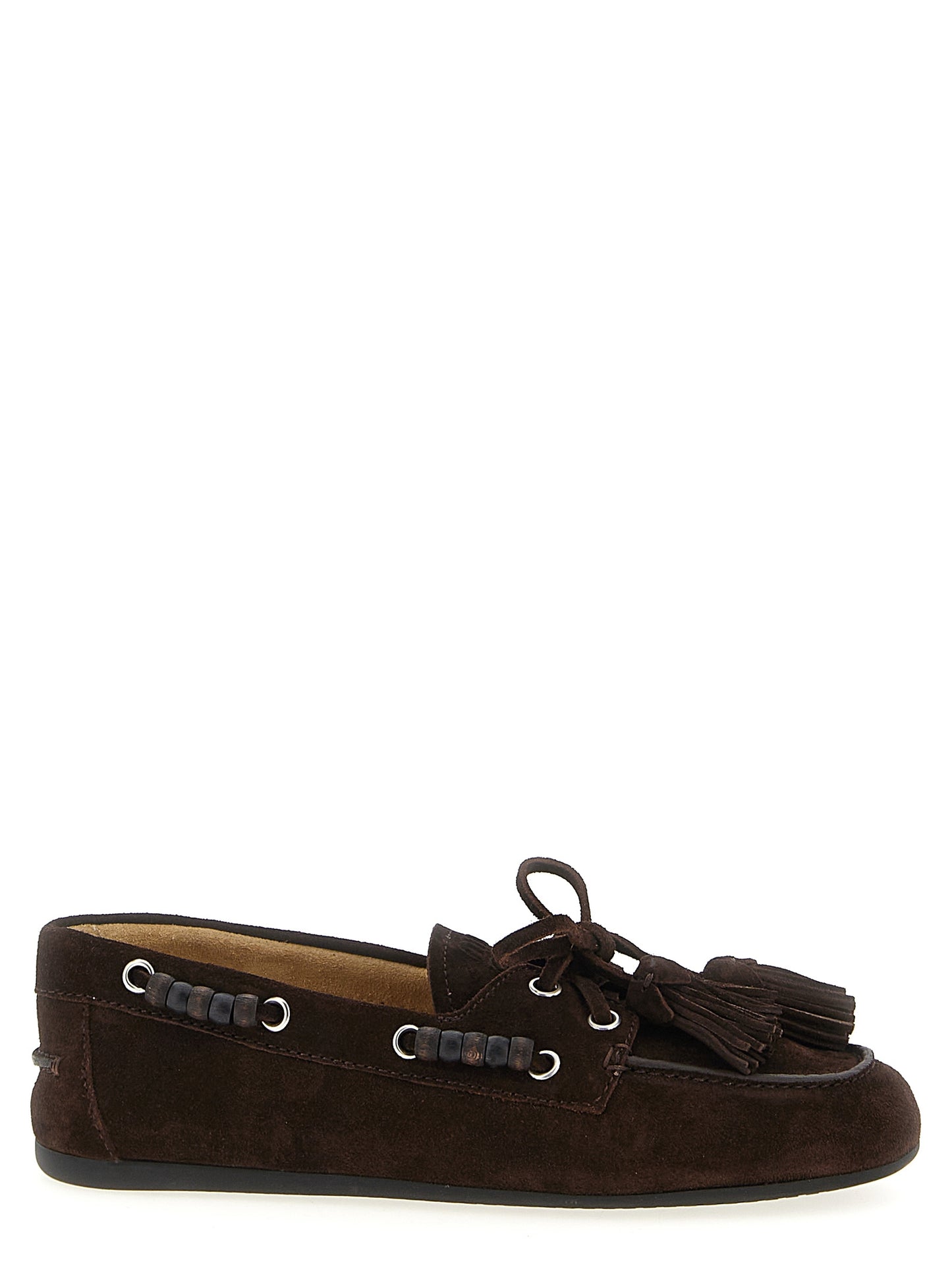 Suede boat shoe Flat shoes
