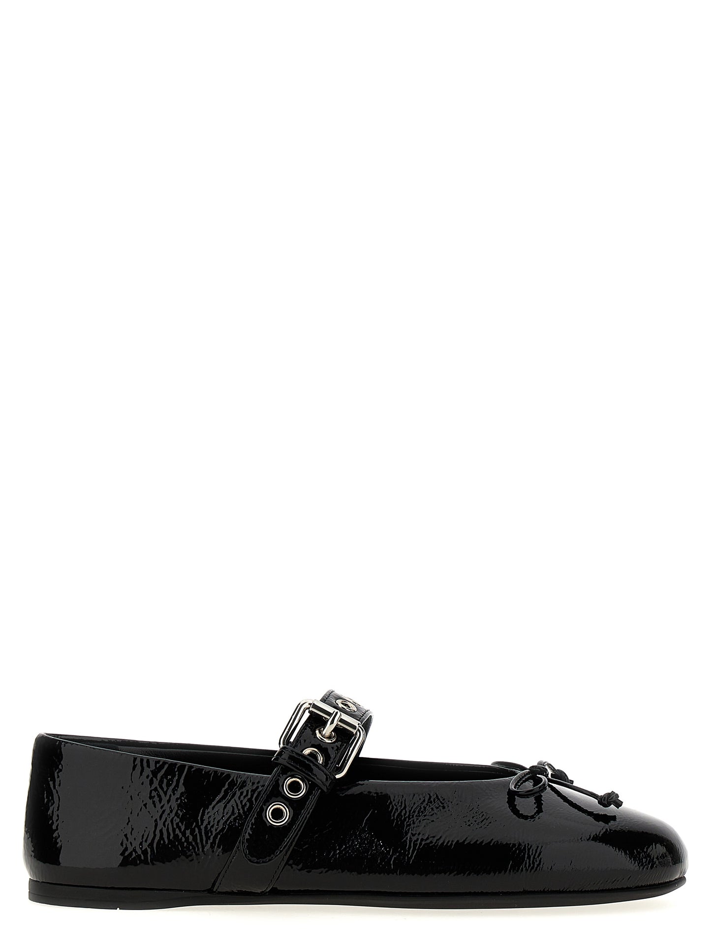 Buckle and bow ballet flats Flat shoes